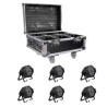 PACK 6 PROJECTEURS PAR LED 1820IR RGB