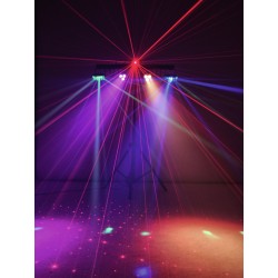 FX LED KLS Laser Bar + pied d'enceinte M-4